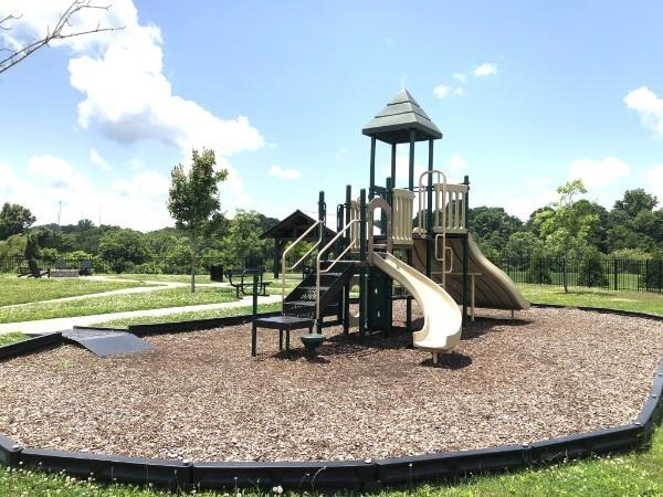 view of community jungle gym