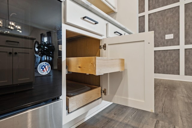 room details featuring dark wood-type flooring