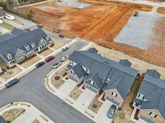 bird's eye view featuring a residential view