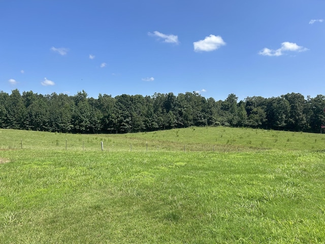 view of landscape with a rural view