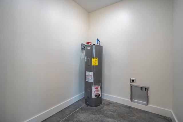 241 Springer, Hohenwald, TN 38462 - utility room with electric water heater