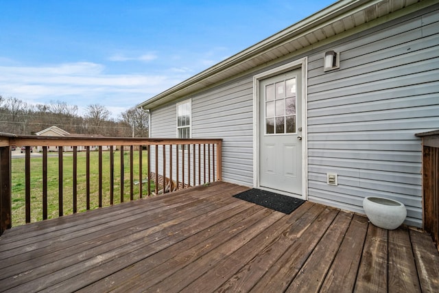 131 Dalton Cir, Rockvale, TN 37153 - wooden deck with a yard