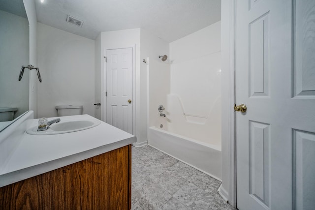 131 Dalton Cir, Rockvale, TN 37153 - full bathroom featuring visible vents, vanity, and shower / bath combination
