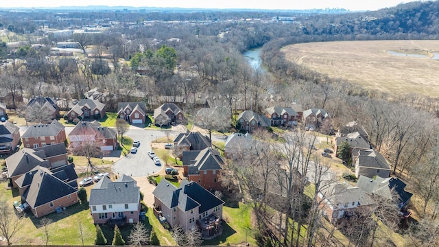 drone / aerial view featuring a residential view