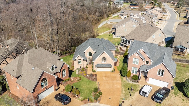 drone / aerial view featuring a residential view