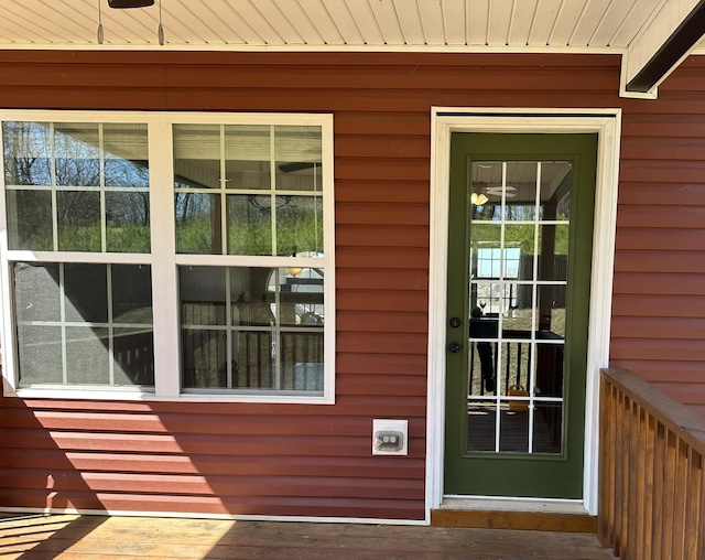 view of entrance to property