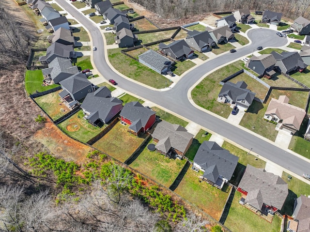 birds eye view of property featuring a residential view