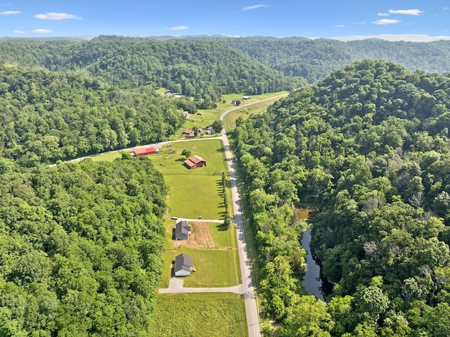 1507 New Harmony Rd, Hartsville, TN 37074 - aerial view of a heavily wooded area and mountains