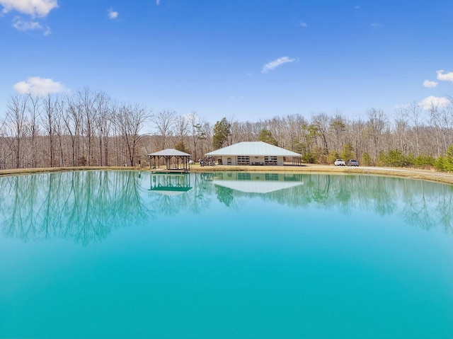 view of pool with a swimming pool