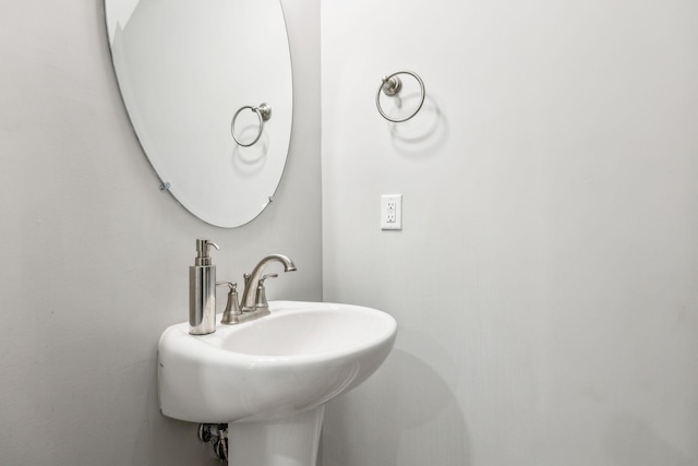 bathroom with a sink