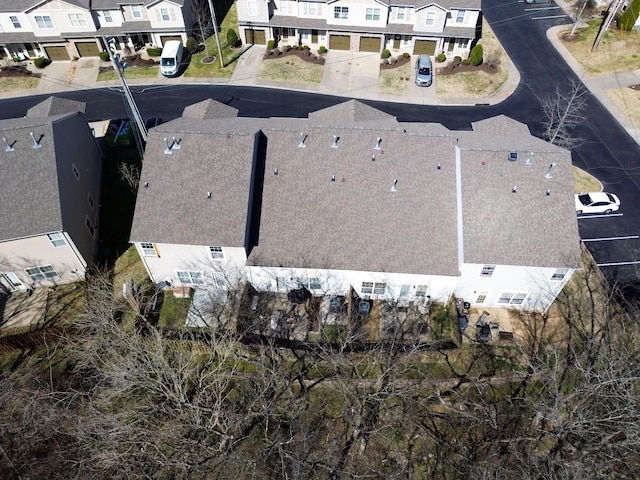 bird's eye view featuring a residential view