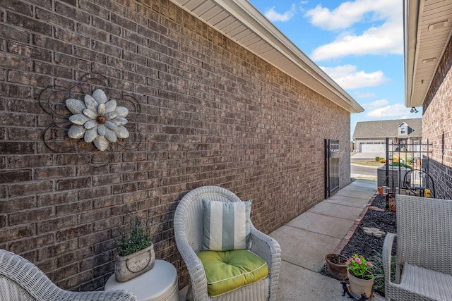 view of patio / terrace with central AC