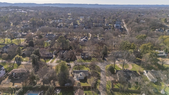 aerial view featuring a residential view