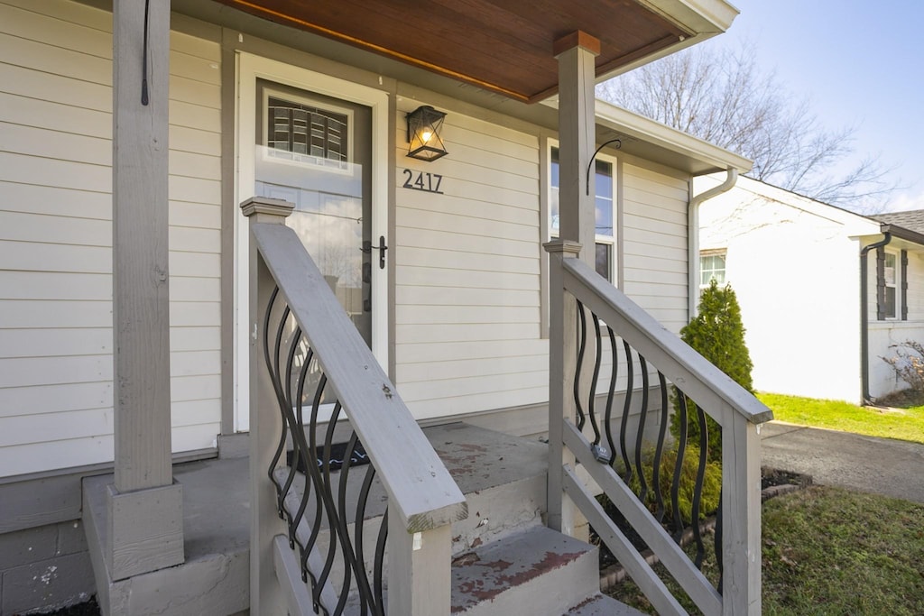 view of entrance to property