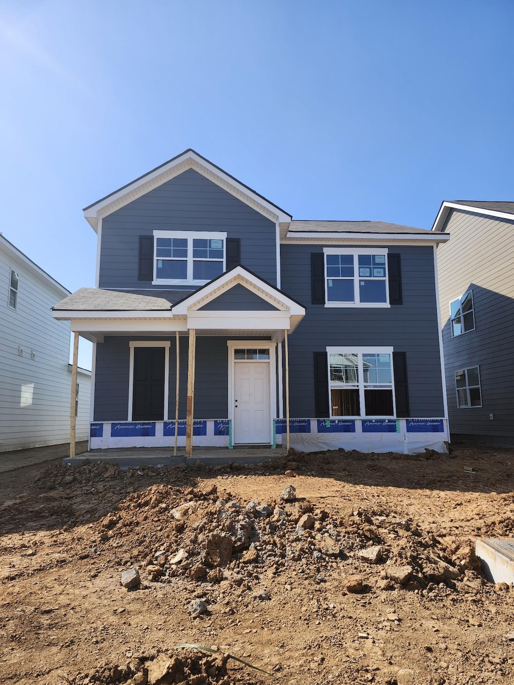 view of front of house featuring a porch