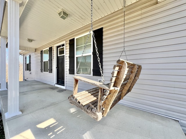 view of patio / terrace featuring a porch