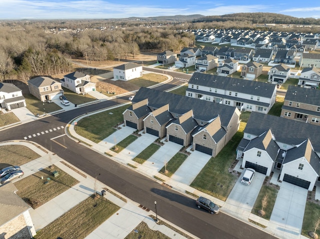 drone / aerial view featuring a residential view