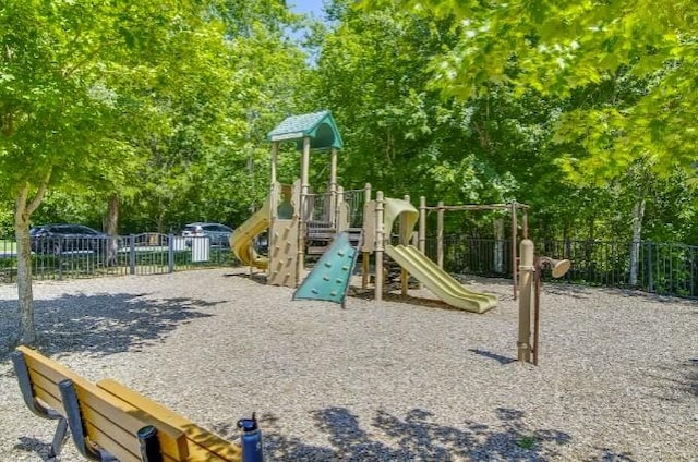 community playground featuring fence