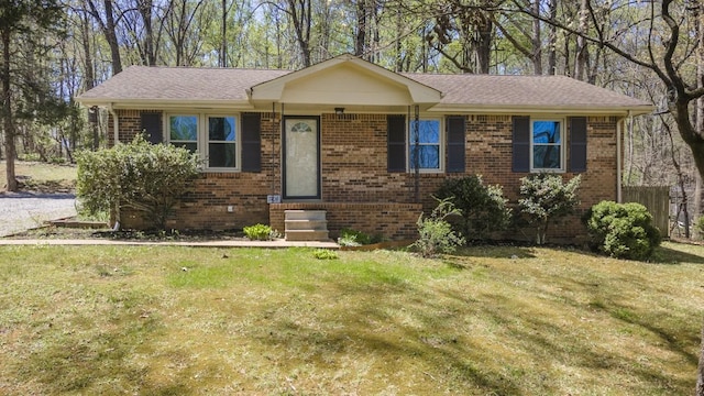 7704 Chester Rd, Fairview, TN 37062 - ranch-style house featuring entry steps, brick siding, and roof with shingles