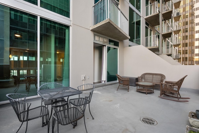 view of patio / terrace with outdoor dining space