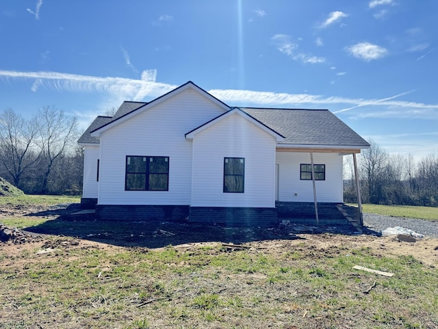 view of side of property