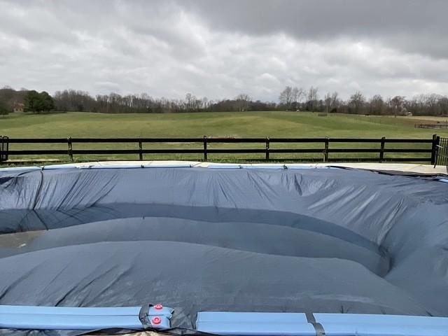 200 Marlin Rd, White House, TN 37188 - view of pool with a rural view and a lawn