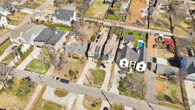 drone / aerial view featuring a residential view