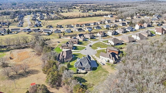 birds eye view of property featuring a residential view