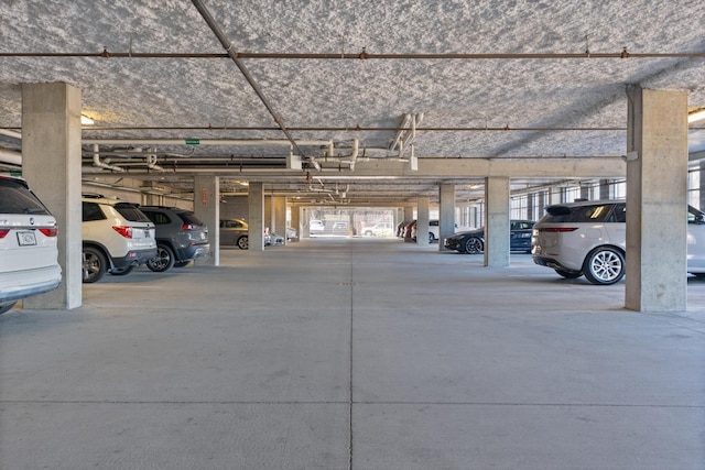 view of parking deck