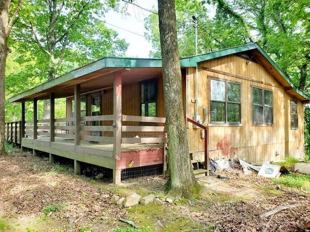 view of outdoor structure