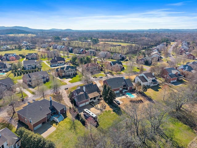 birds eye view of property featuring a residential view