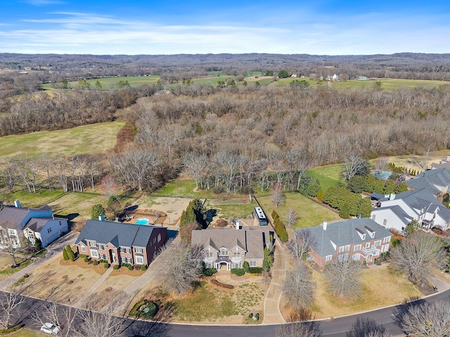 drone / aerial view featuring a residential view