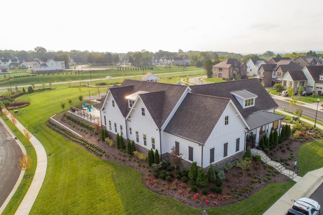 bird's eye view featuring a residential view