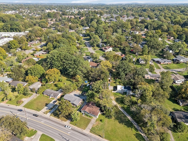 drone / aerial view featuring a residential view