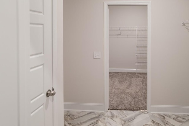 view of closet