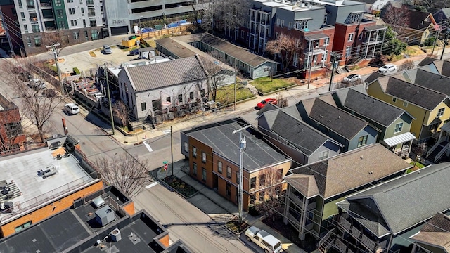 drone / aerial view featuring a residential view