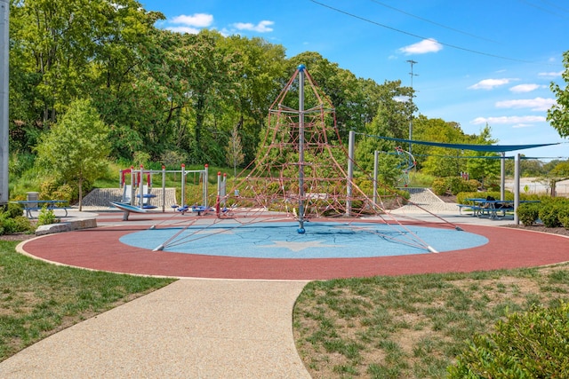 view of pool