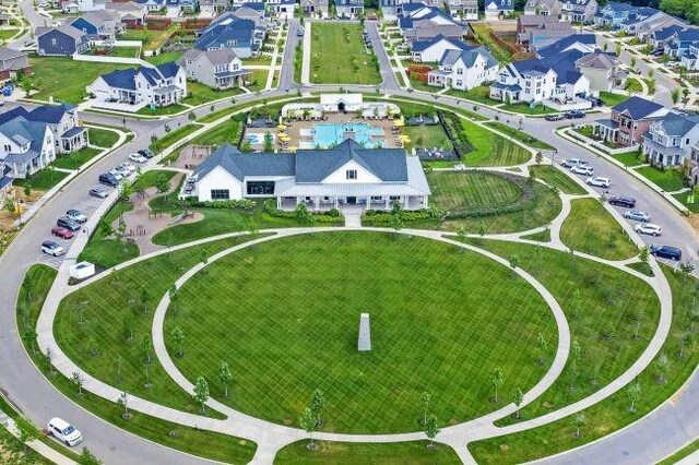 drone / aerial view featuring a residential view