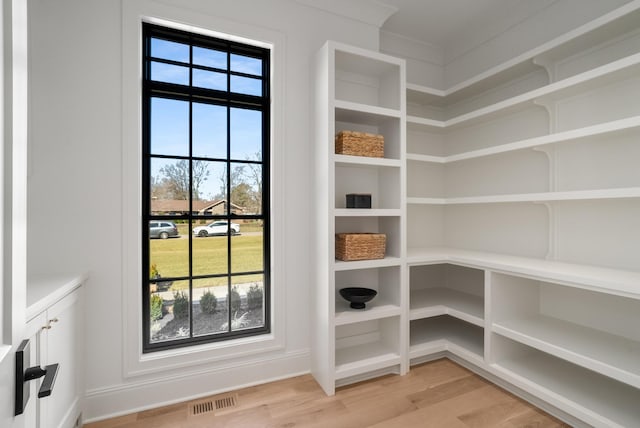 pantry featuring visible vents