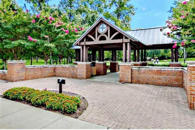 view of home's community featuring a gazebo