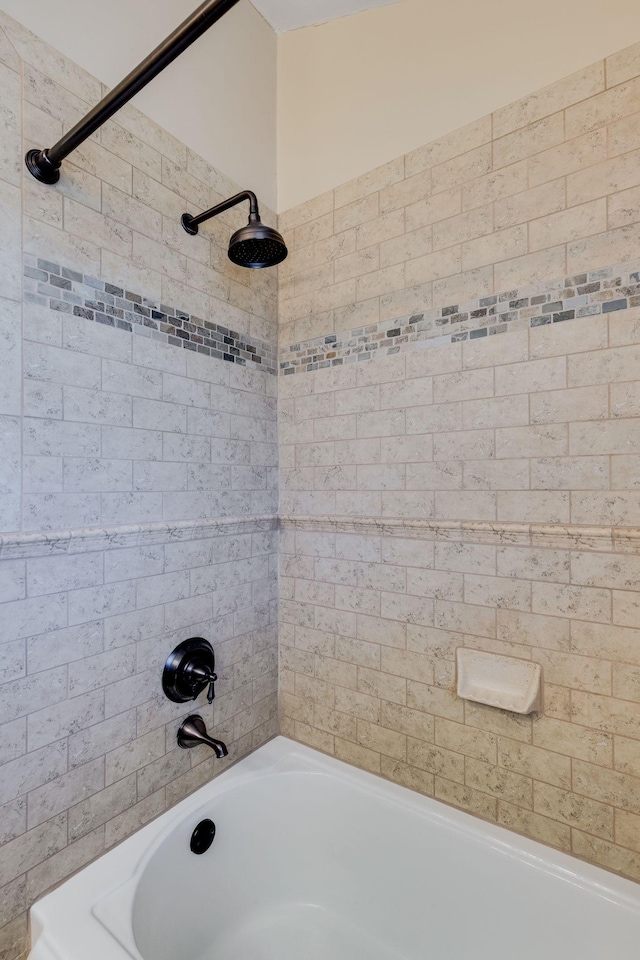 full bathroom with  shower combination