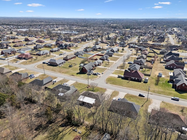 birds eye view of property featuring a residential view