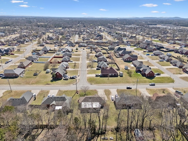 drone / aerial view featuring a residential view