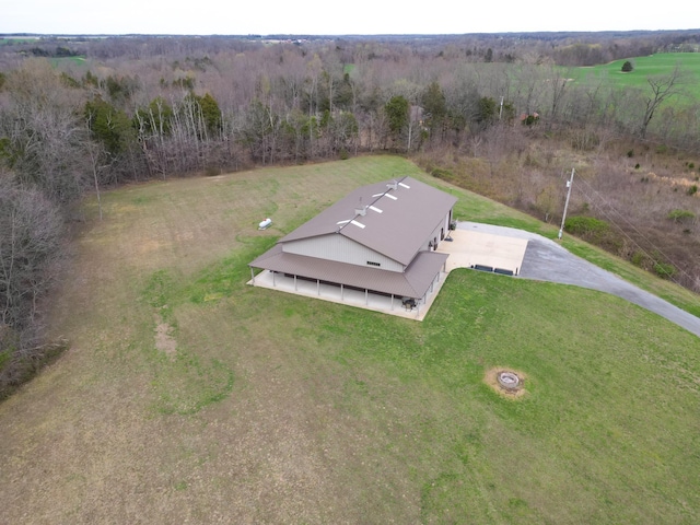 drone / aerial view