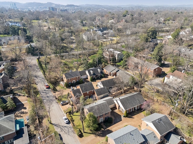 drone / aerial view featuring a residential view