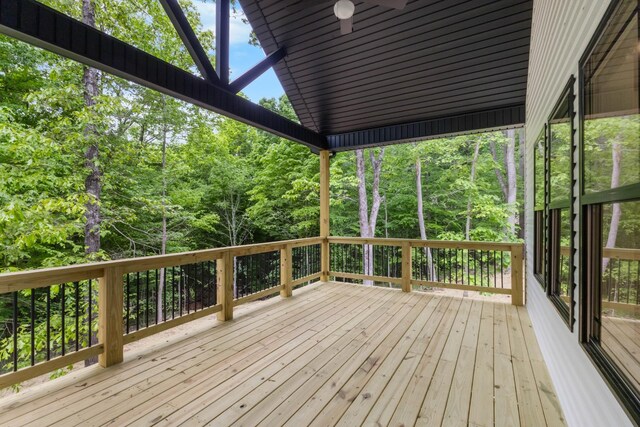 4410 Shiloh Canaan Rd, Palmyra, TN 37142 - view of wooden deck