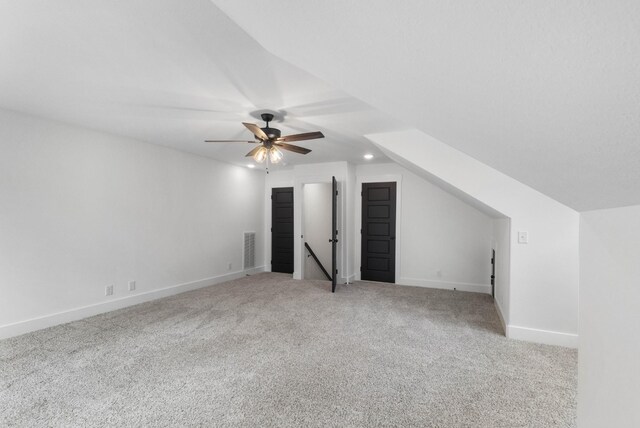 4410 Shiloh Canaan Rd, Palmyra, TN 37142 - bonus room with carpet, a ceiling fan, baseboards, and recessed lighting