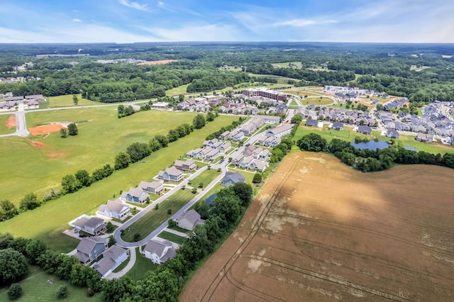 birds eye view of property featuring a residential view