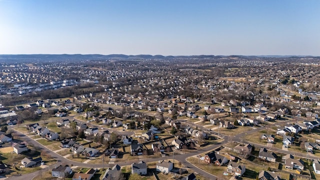 birds eye view of property featuring a residential view