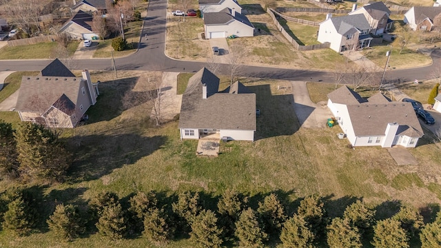 drone / aerial view featuring a residential view